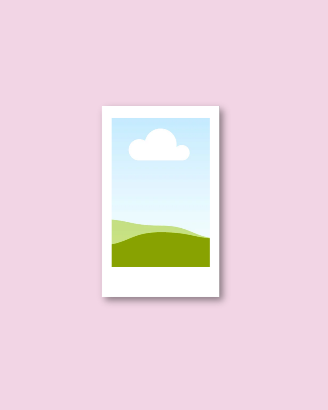 Custom Polaroid Staand