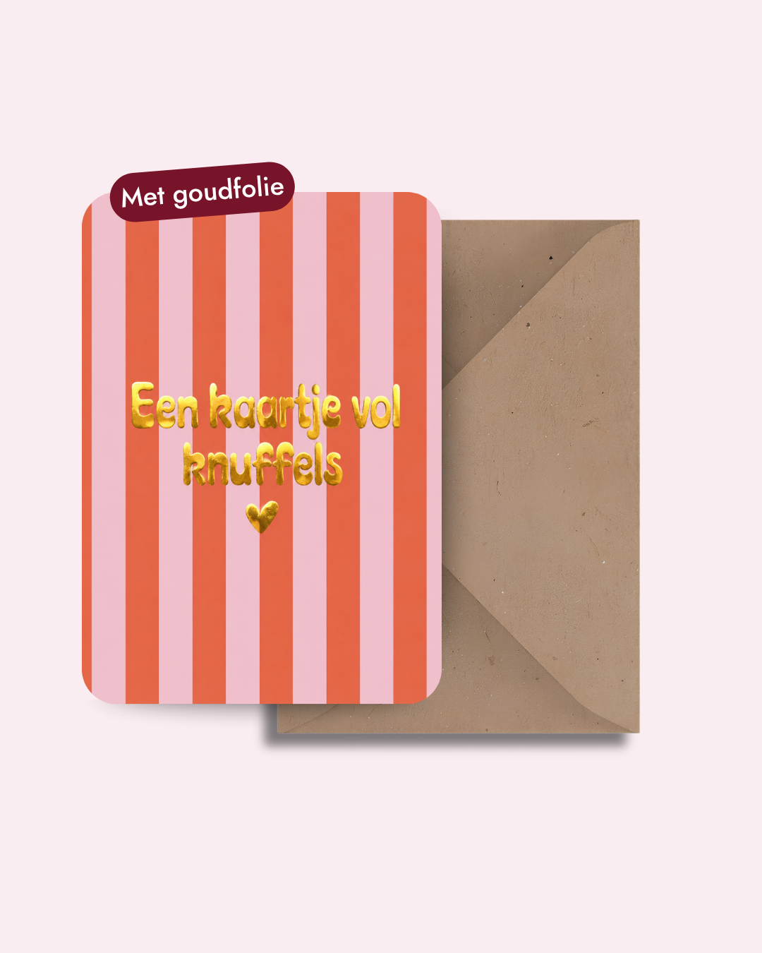 Een kaartje vol knuffels Kaart