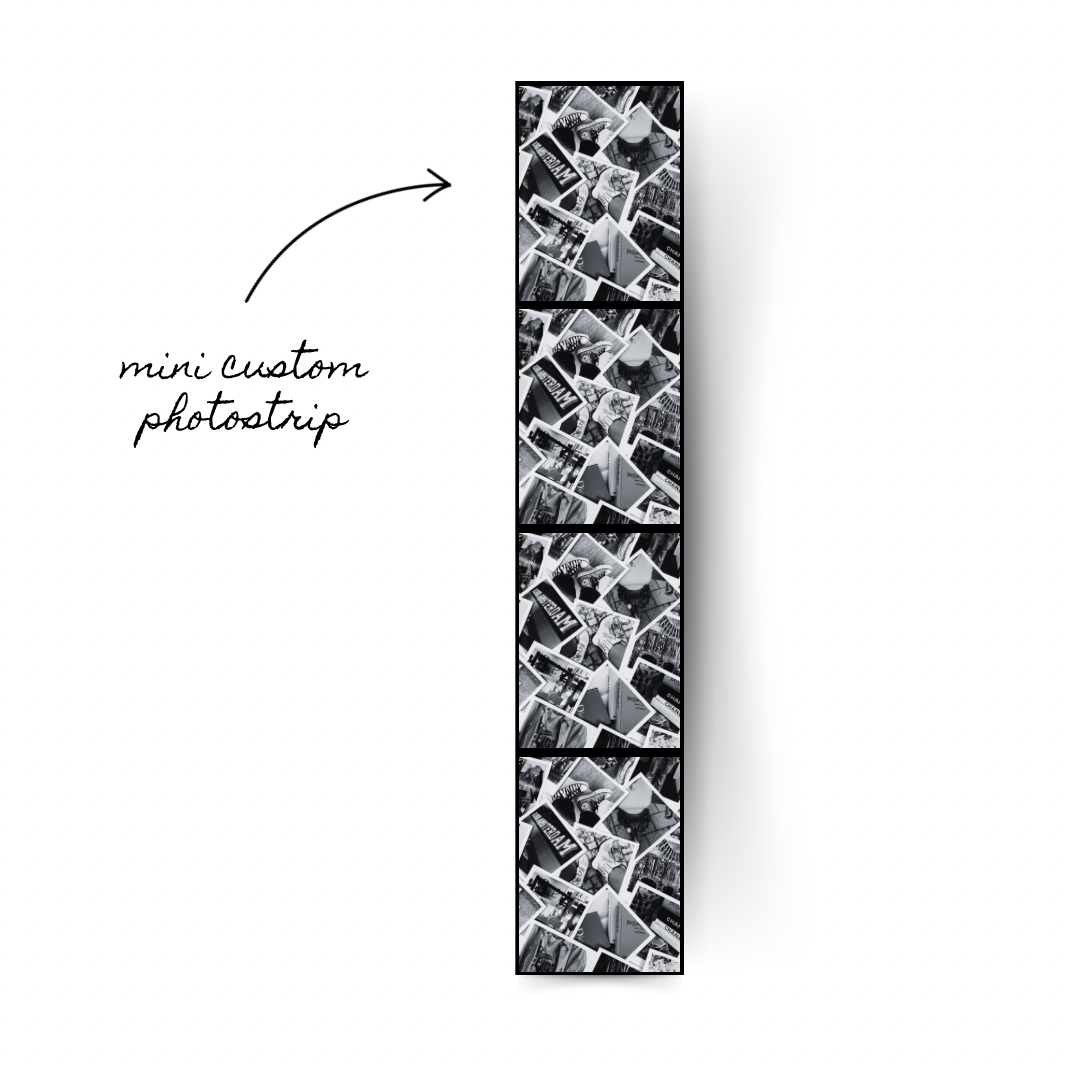 Custom mini photostrip