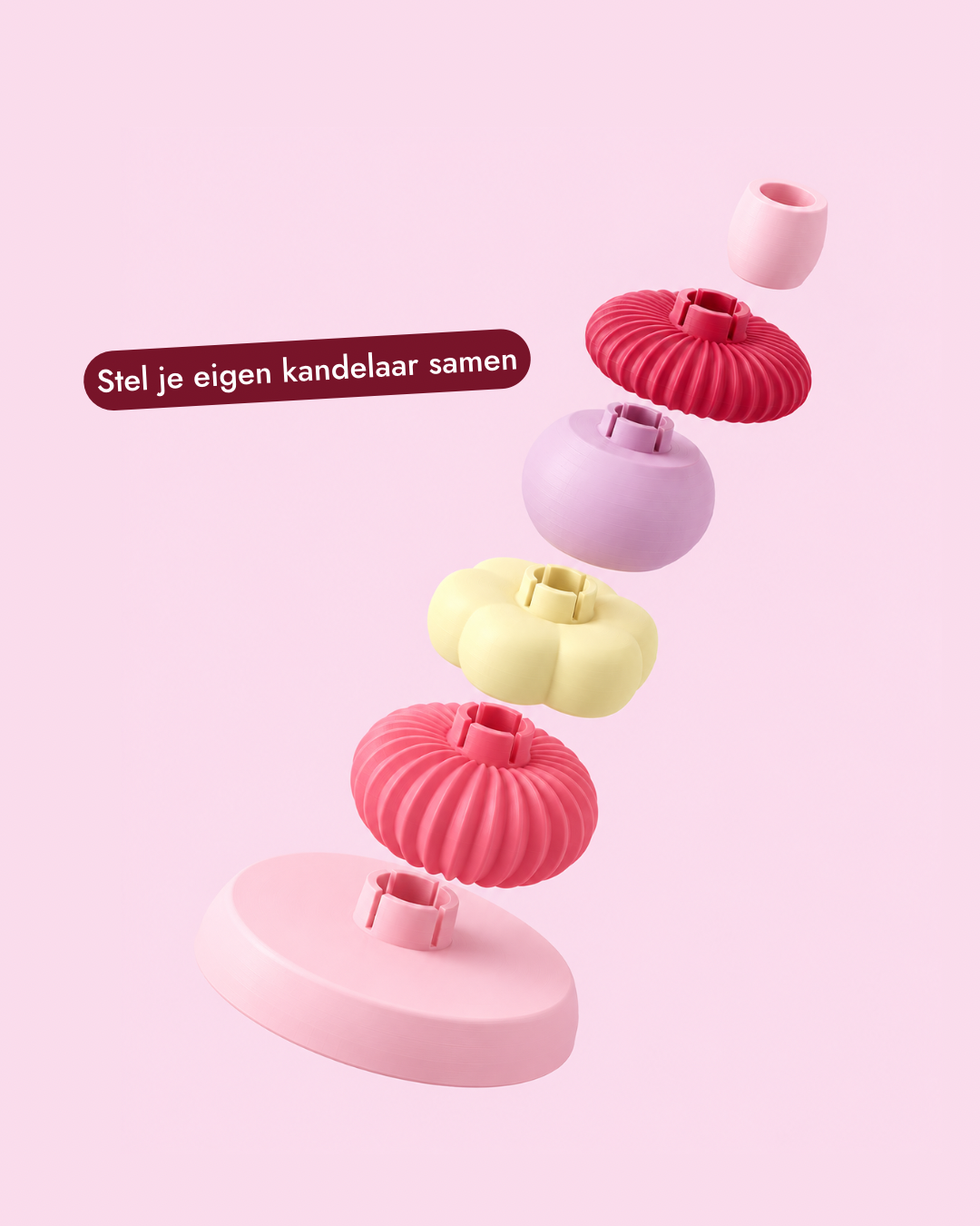 Stel je eigen stapelkandelaar samen