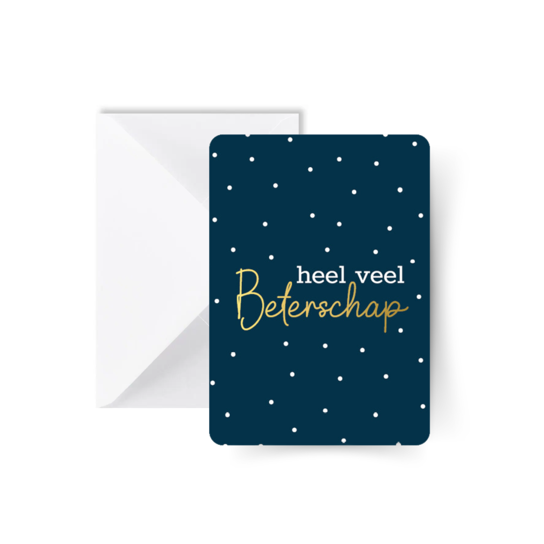 Heel veel beterschap kaart