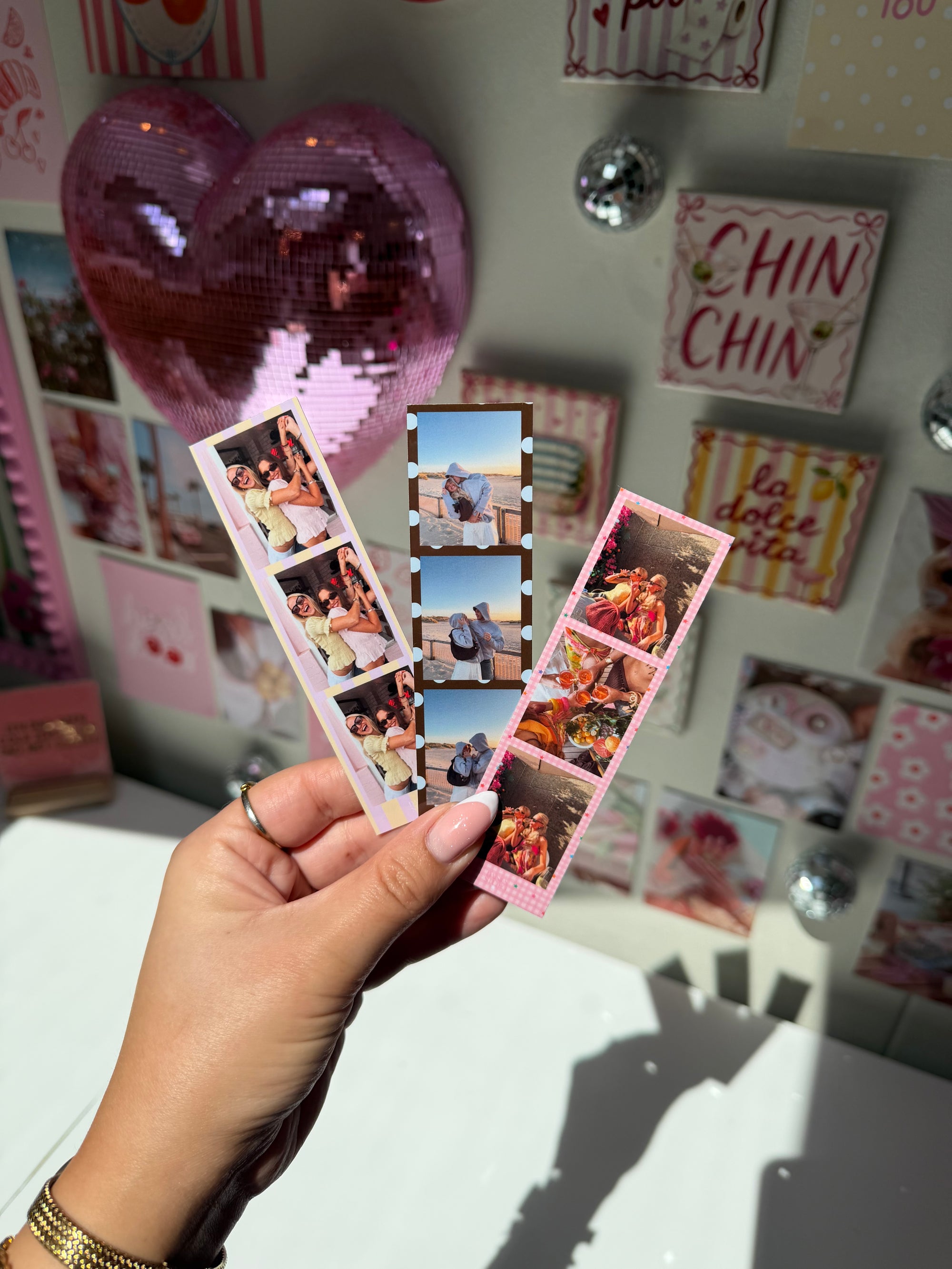 Custom Pink Picnic Photostrip