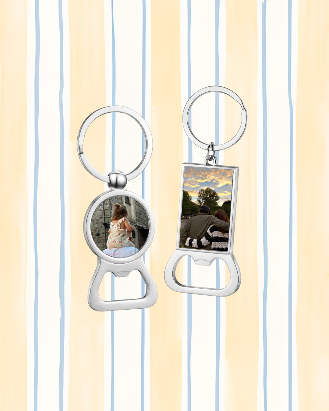 Gepersonaliseerde Bieropener Sleutelhanger