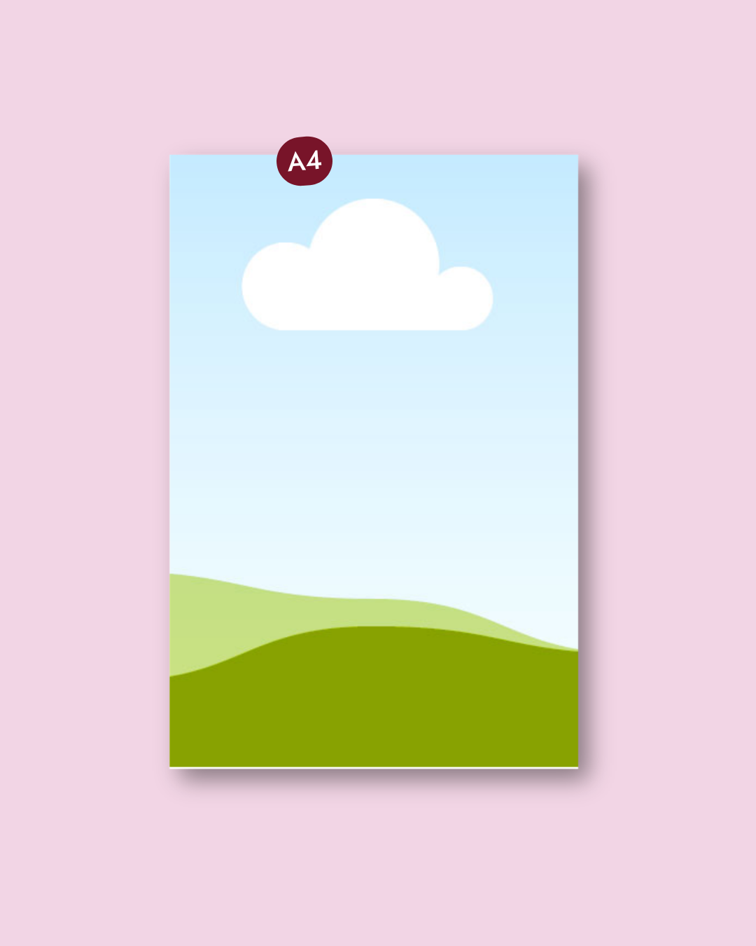 Custom A4 Print met Eigen Foto