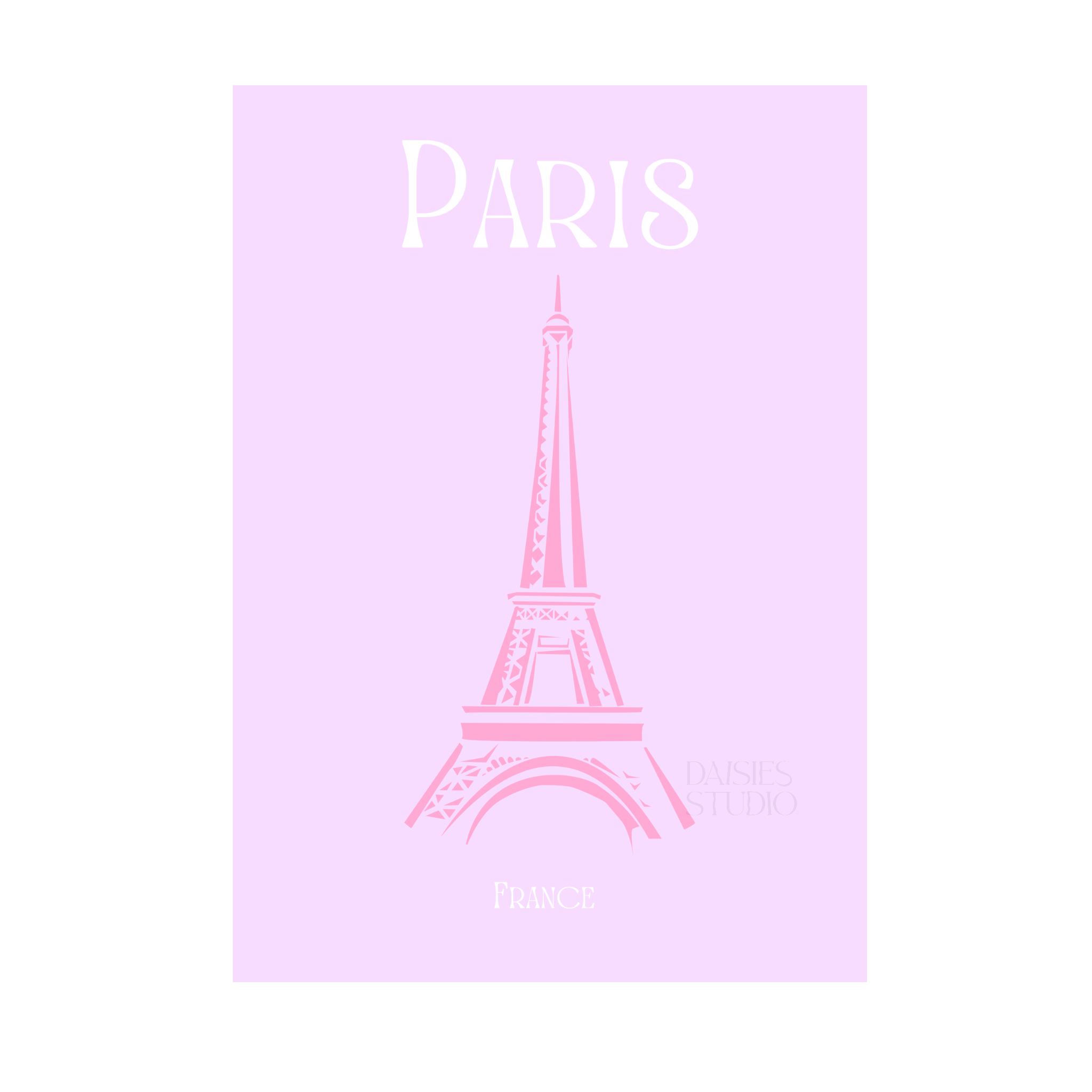 Paris A4 print