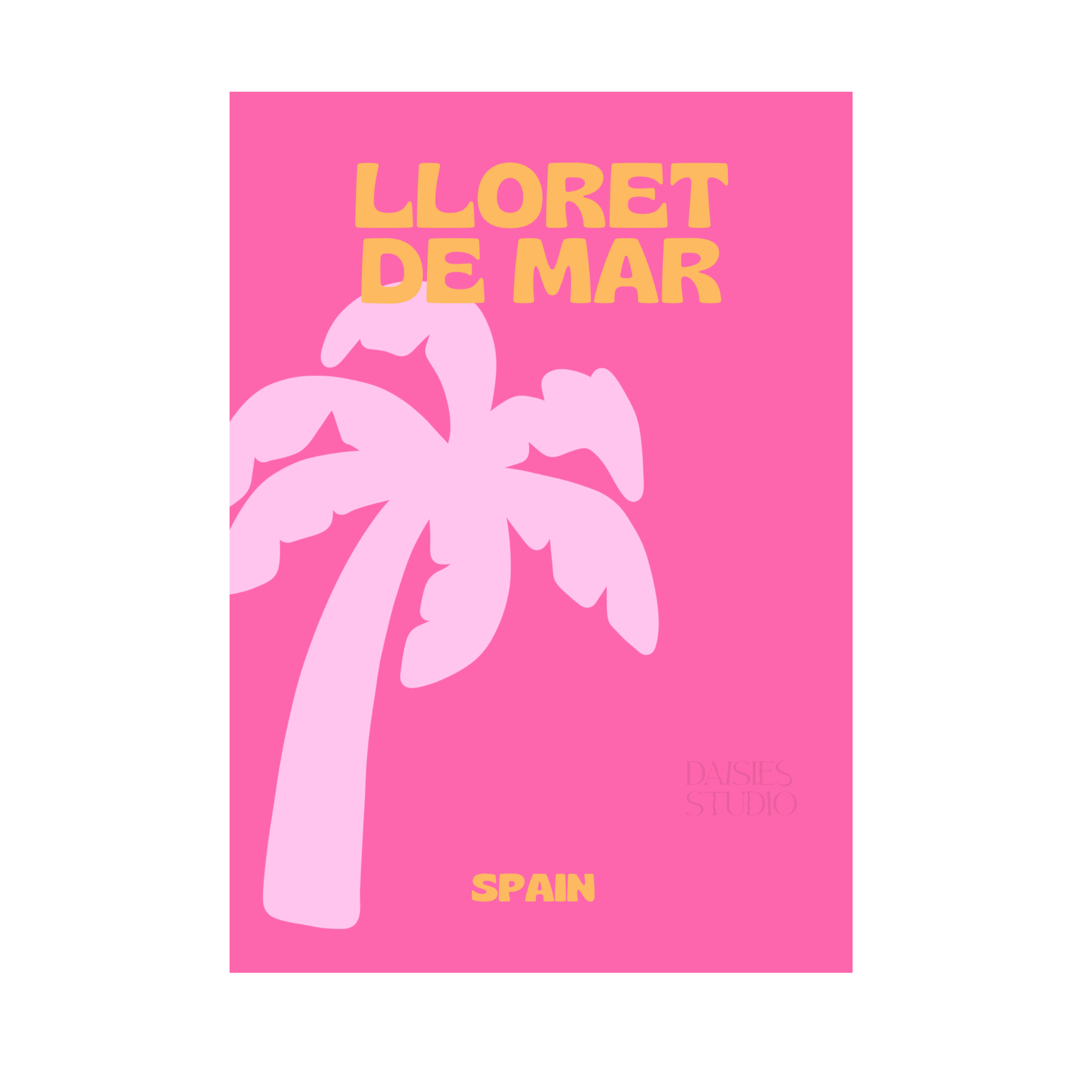 Lloret de mar A4 Print