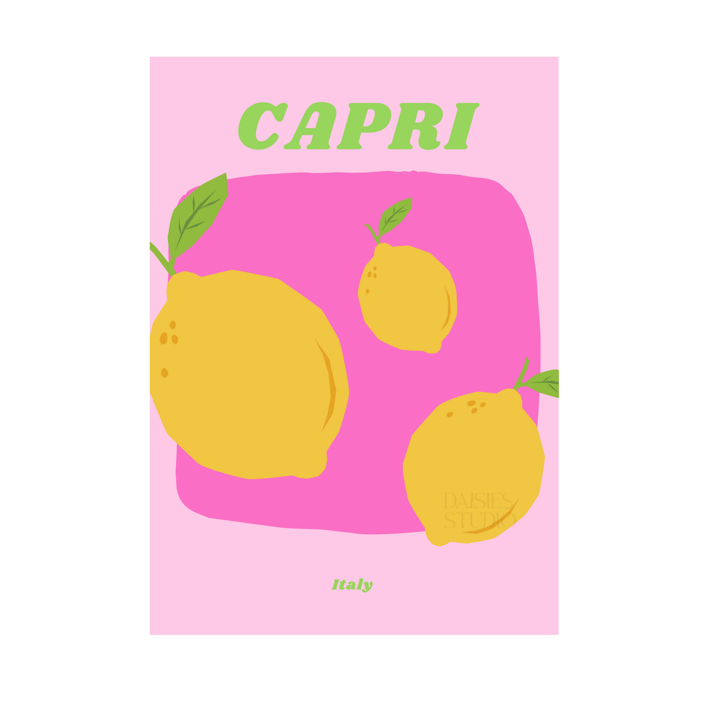 Capri A4 print