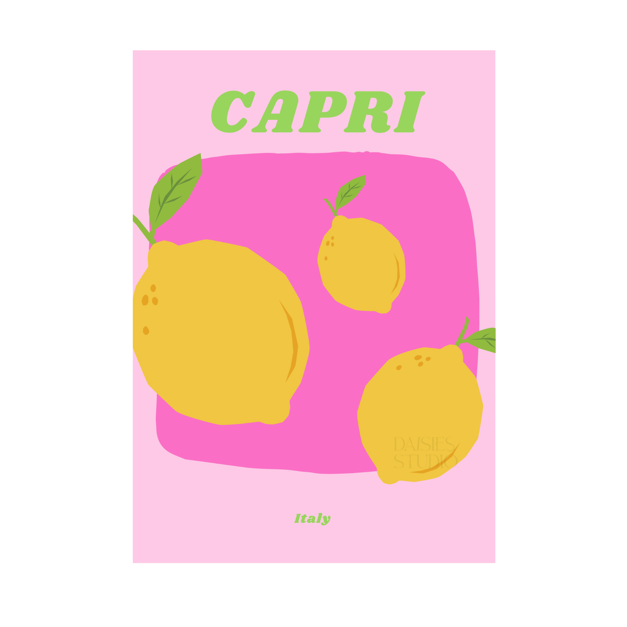 Capri A4 print