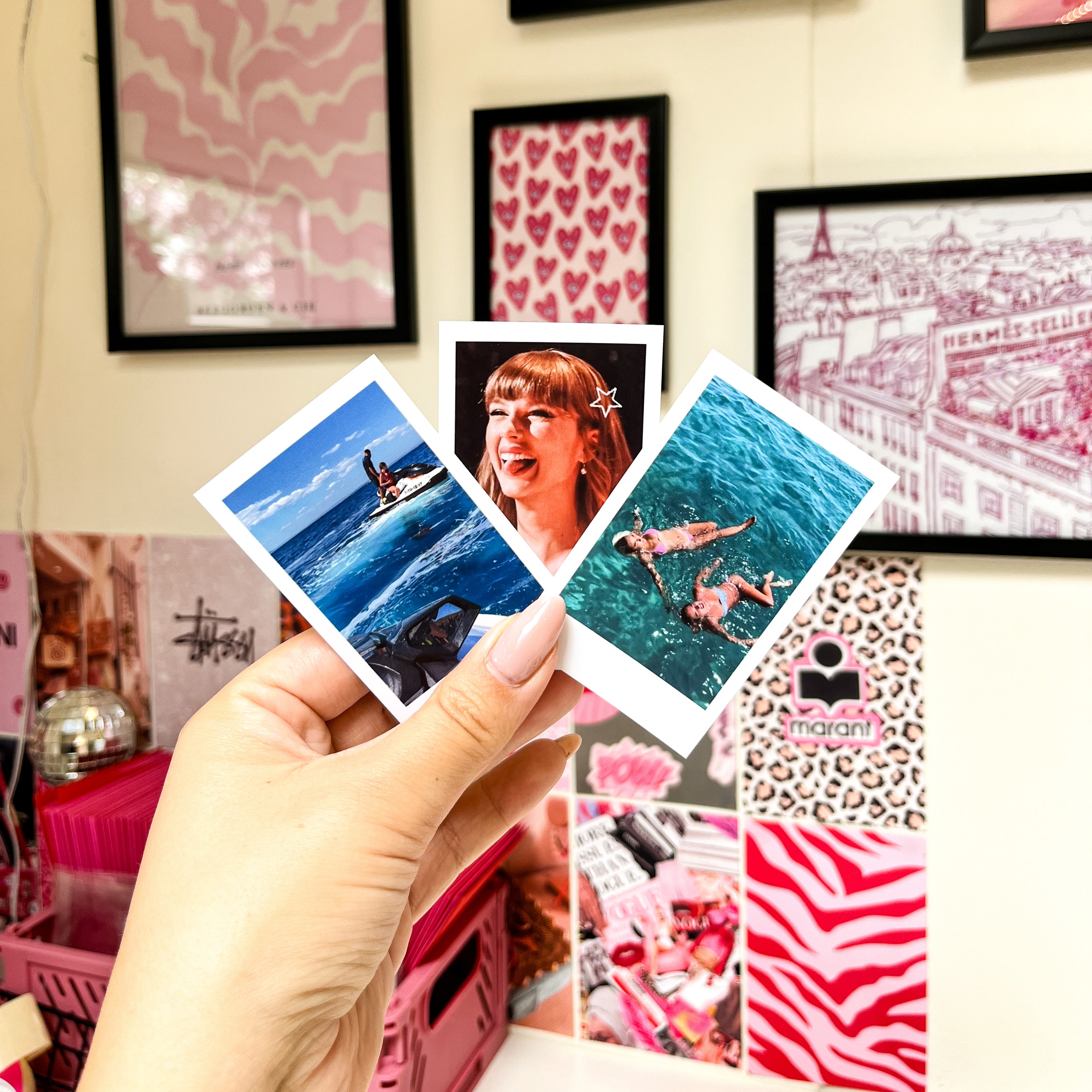 Custom Polaroid Staand