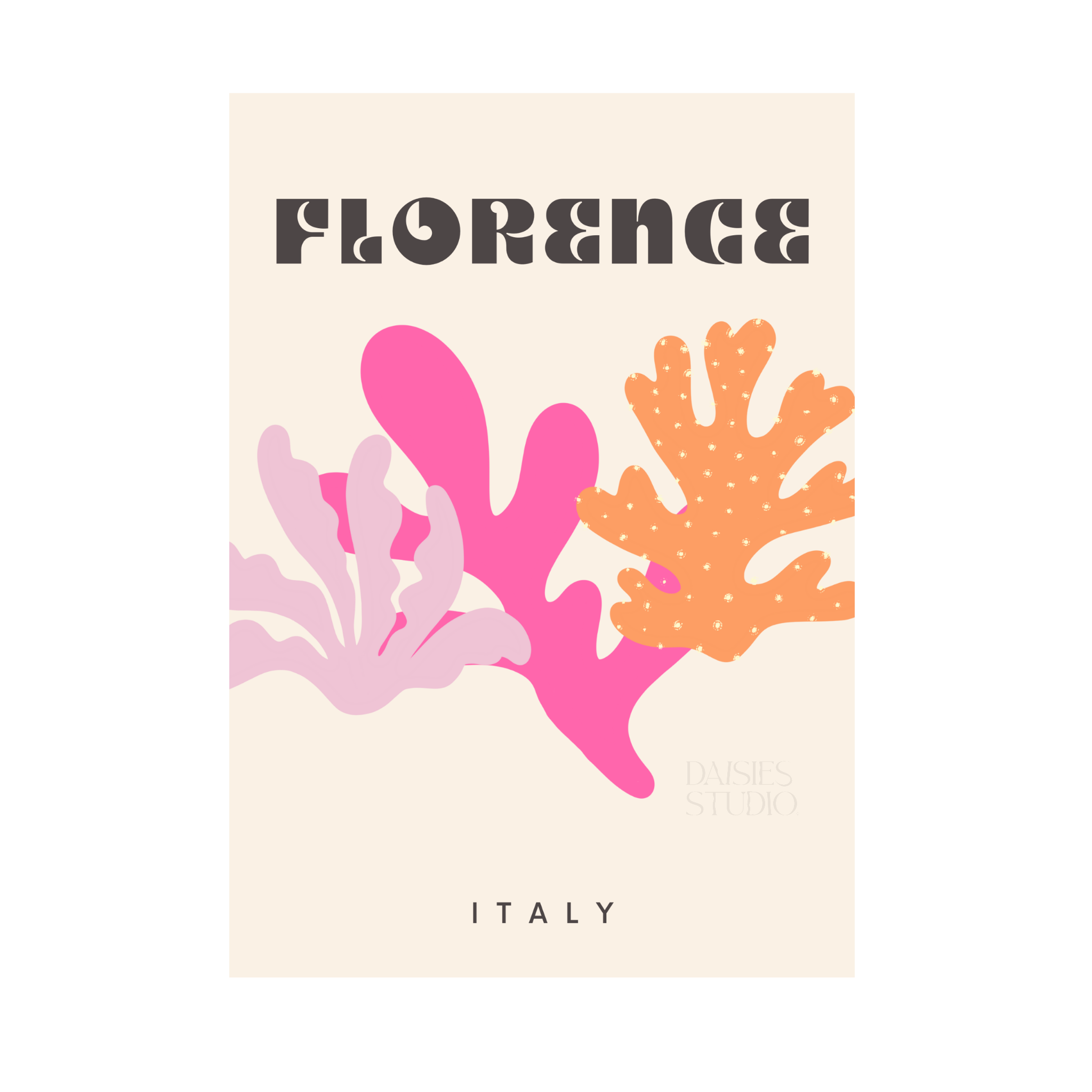 Florence A4 print
