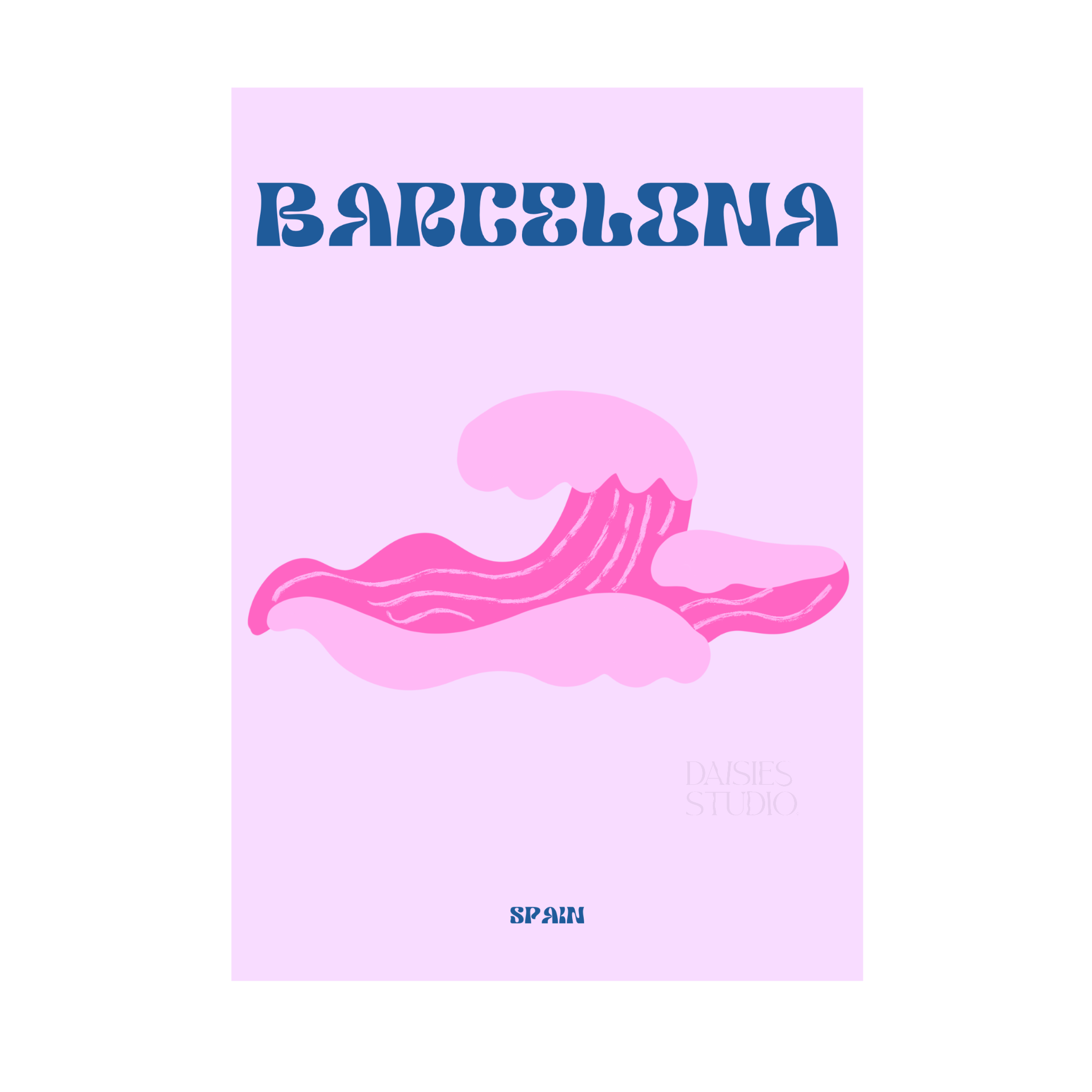 Barcelona A4 print
